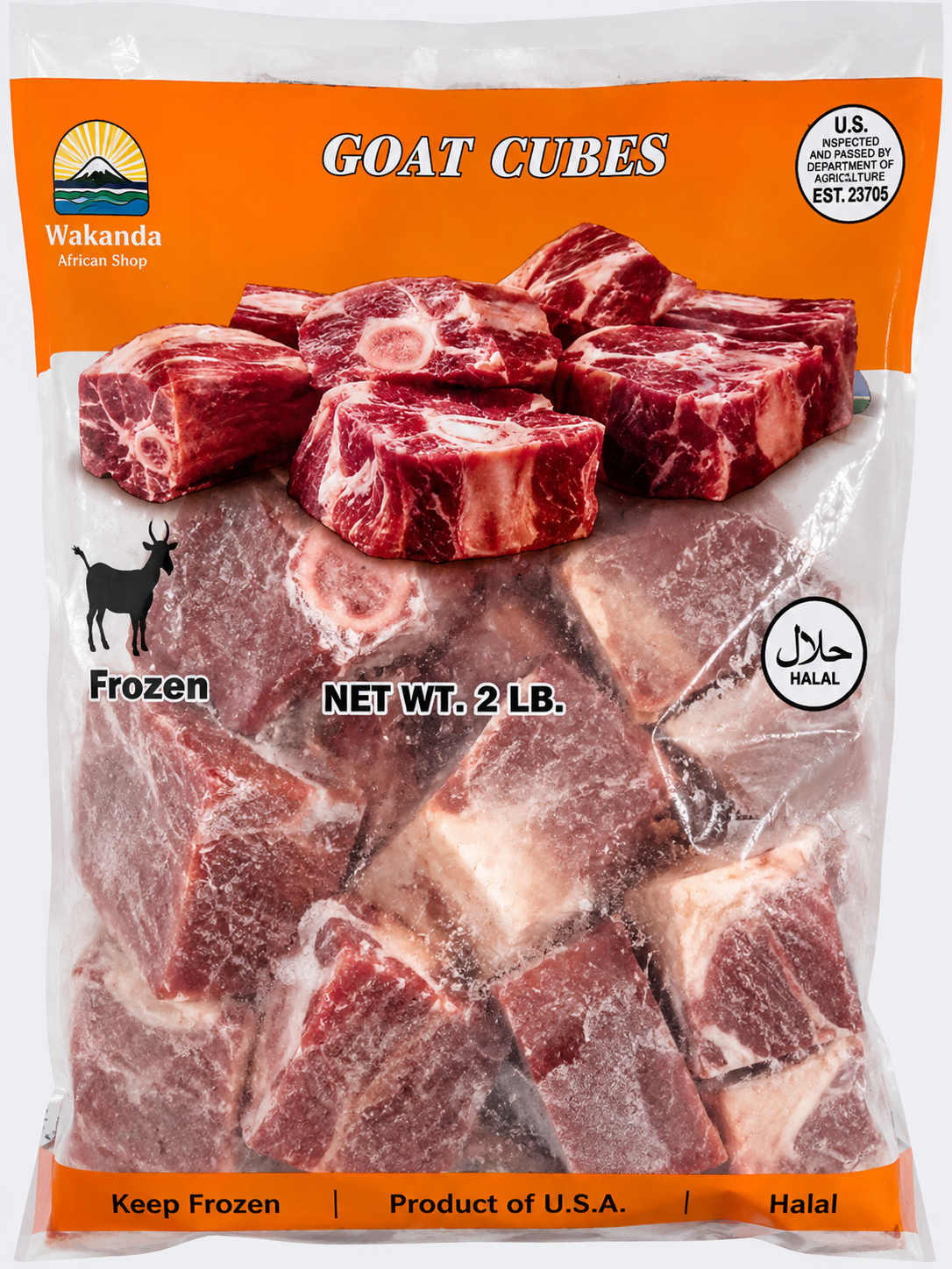 Halal goat