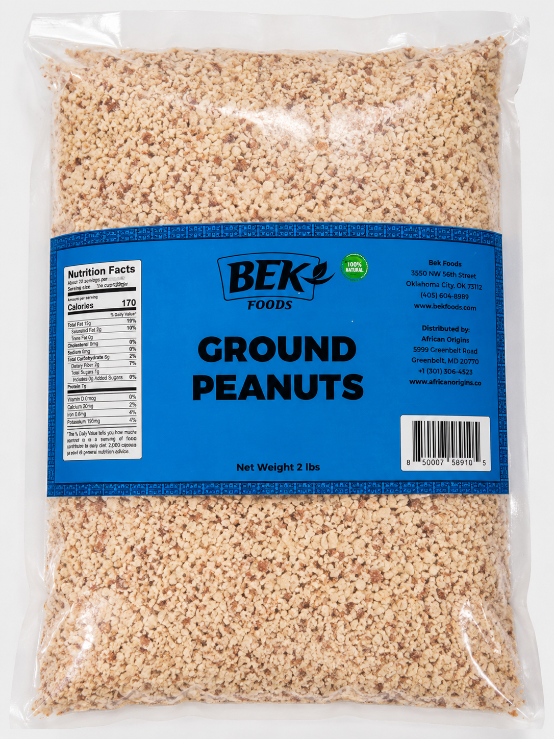Pounded groundnuts