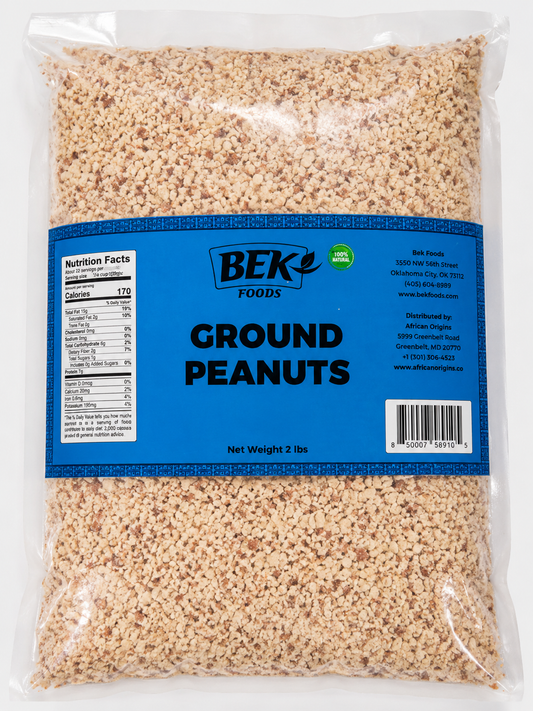 Pounded groundnuts